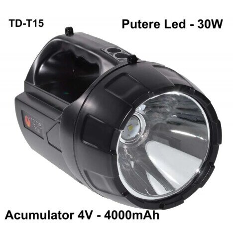 LANTERNA T15 CU LED 30W PROFESIONAL